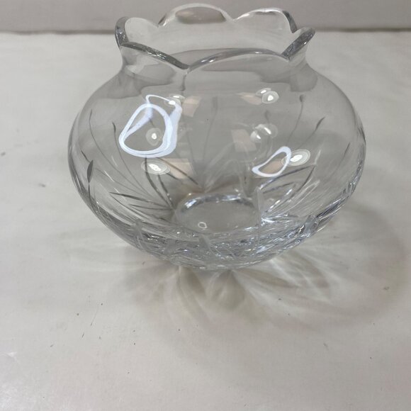 Set of 2 Mikasa Petit Points Cut Crystal Votive Vase Candle Holders - Picture 4 of 10